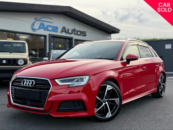 Audi A3 Hatchback, Petrol, 2019, Red