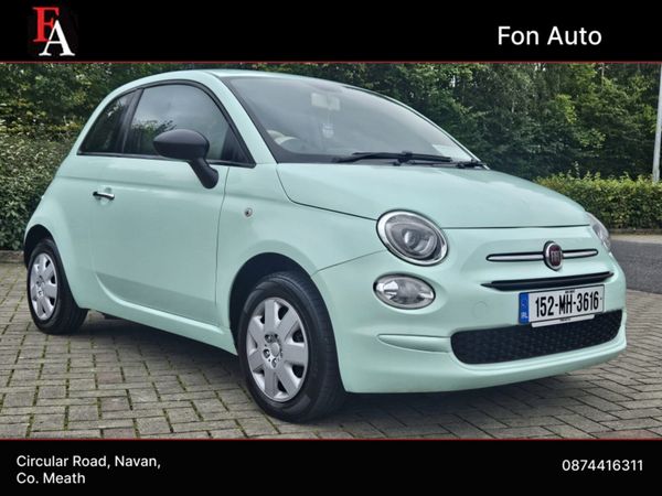 Fiat 500 Hatchback, Petrol, 2015, Green