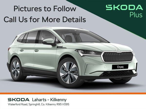 Skoda Enyaq SUV, Electric, 2025, Green