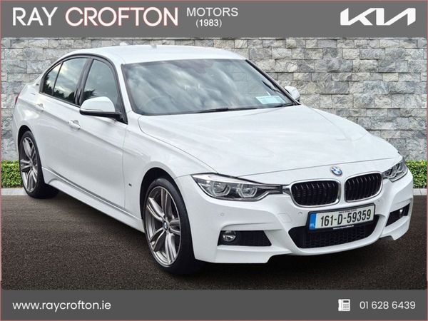 BMW 3-Series Saloon, Petrol Plug-in Hybrid, 2016, White