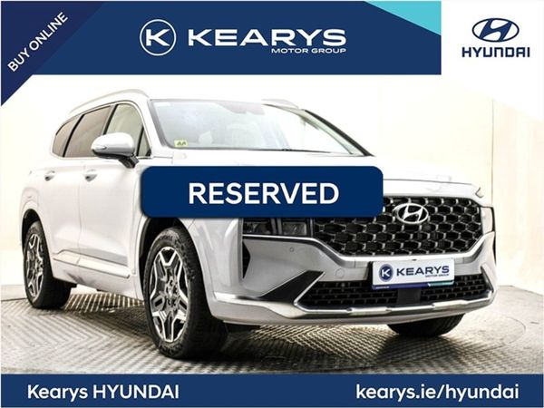 Hyundai Santa Fe SUV, Petrol Plug-in Hybrid, 2022, White