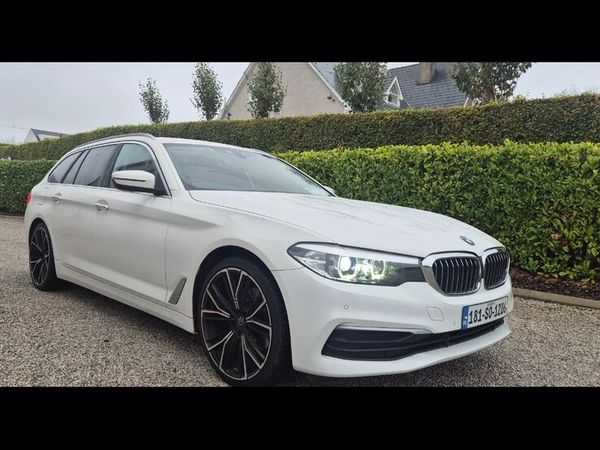 BMW 5-Series Estate, Diesel, 2018, White