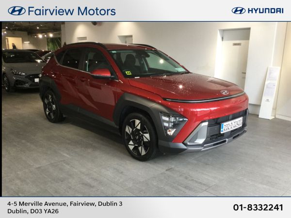 Hyundai KONA SUV, Petrol Hybrid, 2023, Red