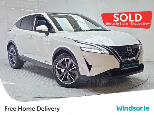 Nissan Qashqai MPV, Petrol Hybrid, 2023, White