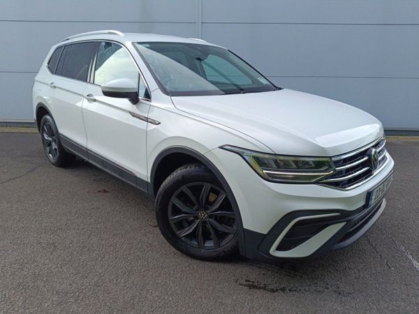Volkswagen Tiguan Allspace SUV, Diesel, 2022, White