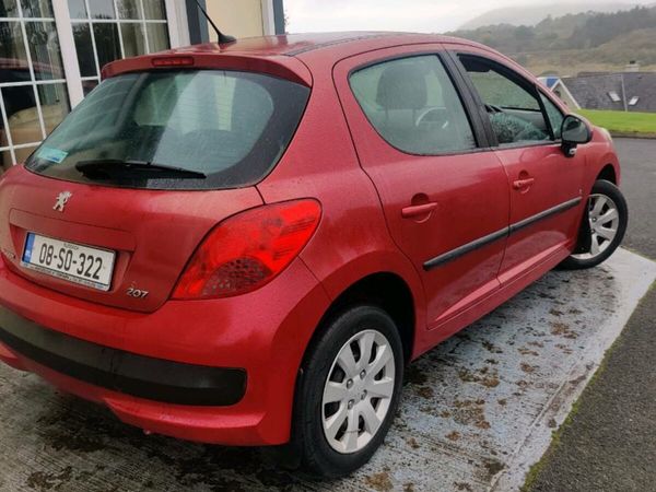 Peugeot 207 Hatchback, Petrol, 2008, Red