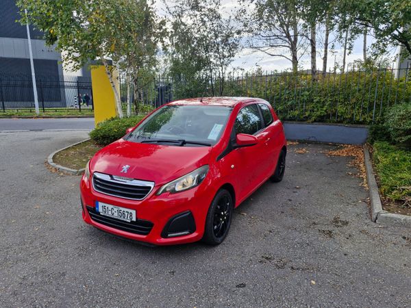 Peugeot 108 Hatchback, Petrol, 2015, Red