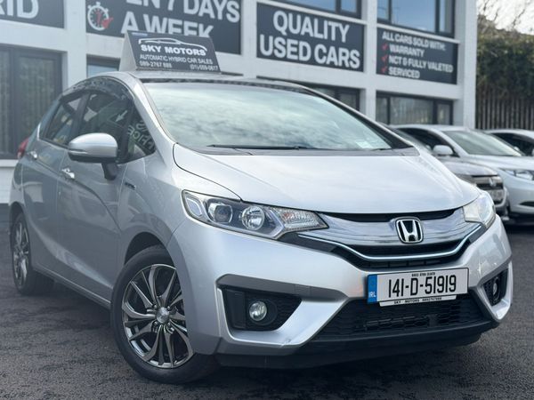 Honda Fit Hatchback, Petrol Hybrid, 2014, Silver
