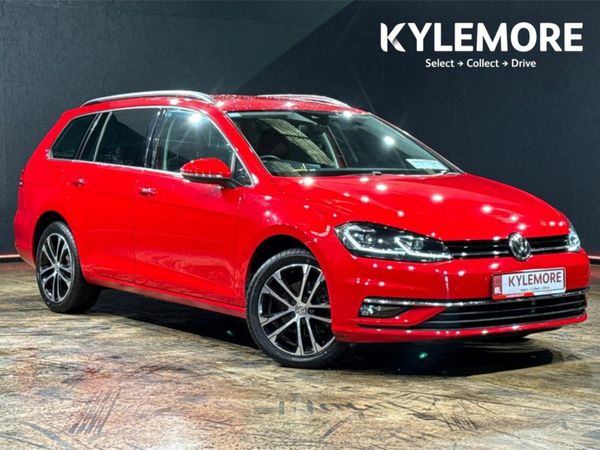 Volkswagen Golf Estate, Petrol, 2020, Red