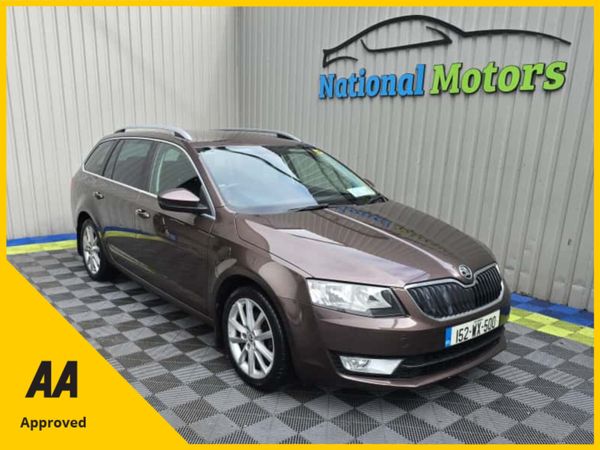 Skoda Octavia Estate, Diesel, 2015, Brown