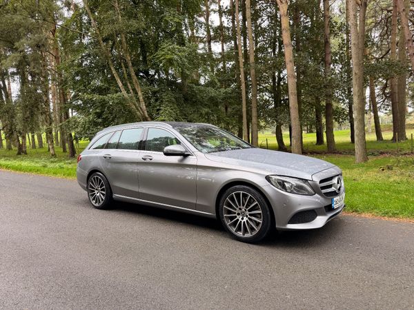 Mercedes-Benz C-Class Estate, Petrol Plug-in Hybrid, 2016, Silver