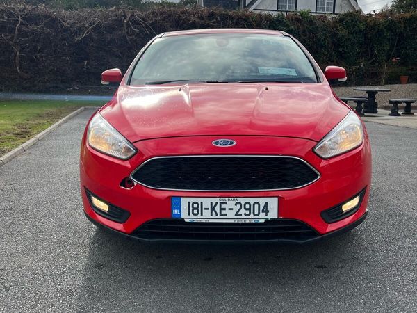 Ford Focus Hatchback, Diesel, 2018, Red