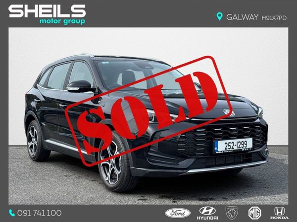 MG ZS Hatchback, Petrol Hybrid, 2025, Black