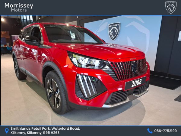 Peugeot 2008 SUV, Petrol Hybrid, 2026, Red
