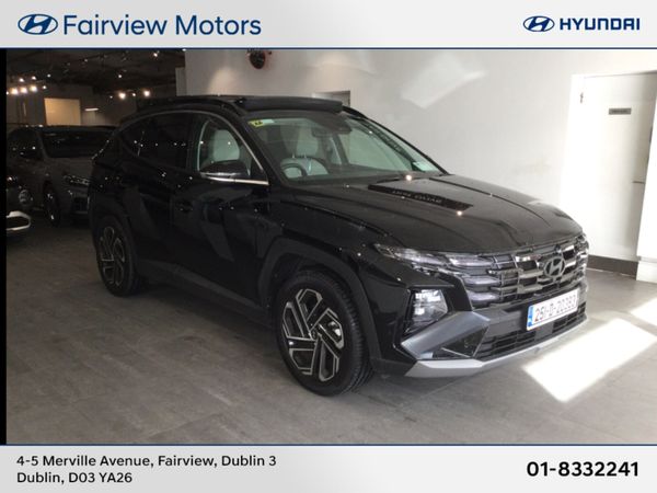 Hyundai Tucson SUV, Petrol Plug-in Hybrid, 2025, Black