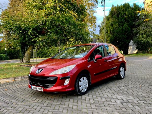 Peugeot 308 Hatchback, Petrol, 2008, Red