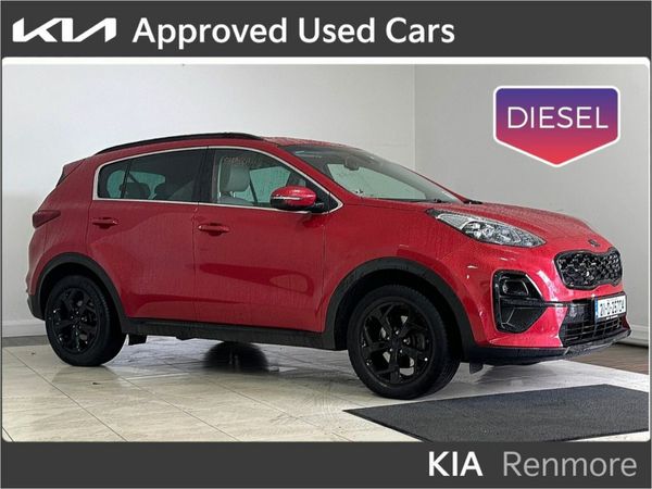 Kia Sportage MPV, Diesel Hybrid, 2021, Red