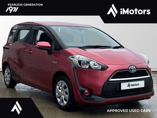 Toyota Sienta MPV, Hybrid, 2017, Red
