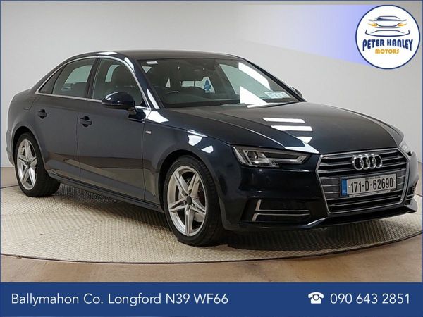 Audi A4 Saloon, Diesel, 2017, Blue
