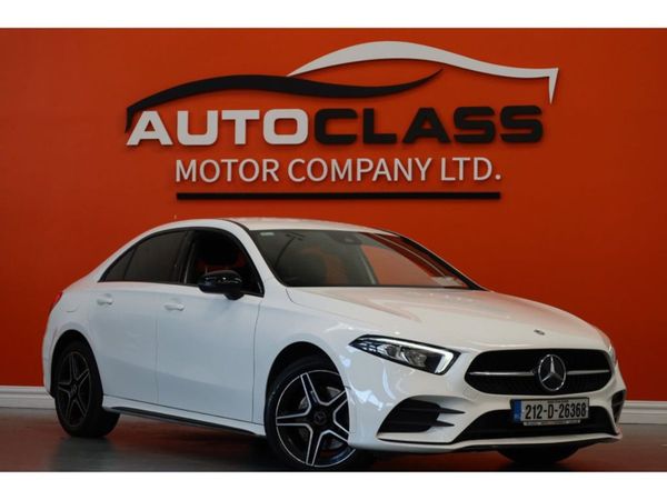 Mercedes-Benz A-Class Saloon, Hybrid, 2021, White