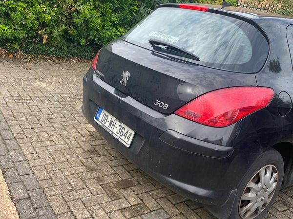 Peugeot 308 Hatchback, Diesel, 2008, Black
