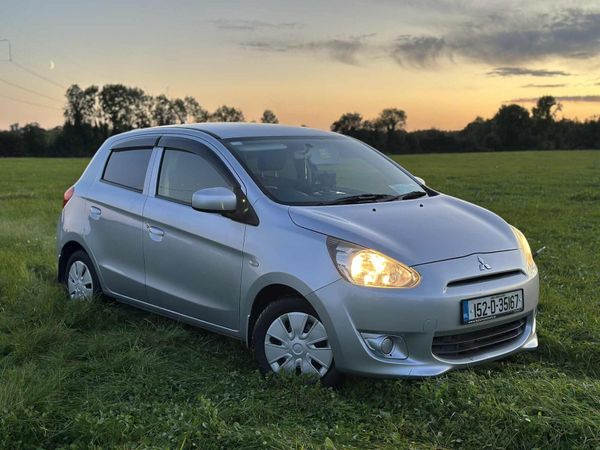 Mitsubishi Mirage Hatchback, Petrol, 2015, Silver