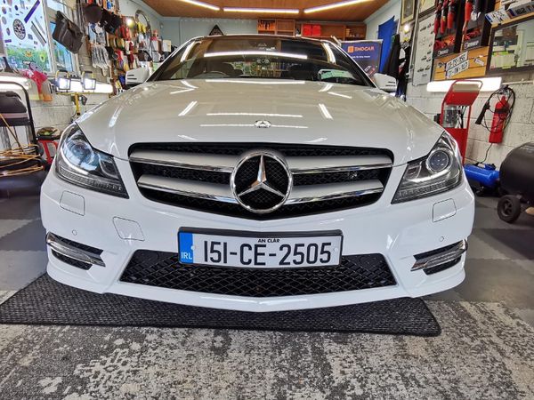 Mercedes-Benz C-Class Coupe, Diesel, 2015, White