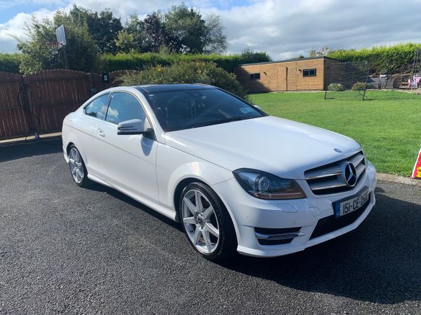 Mercedes-Benz C-Class Coupe, Diesel, 2015, White