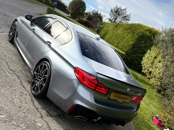 BMW 5-Series Saloon, Diesel, 2017, Blue