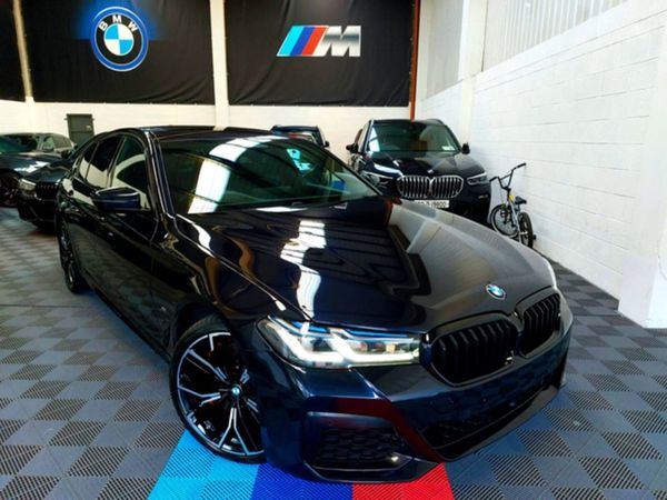 BMW 5-Series Saloon, Petrol Plug-in Hybrid, 2021, Black