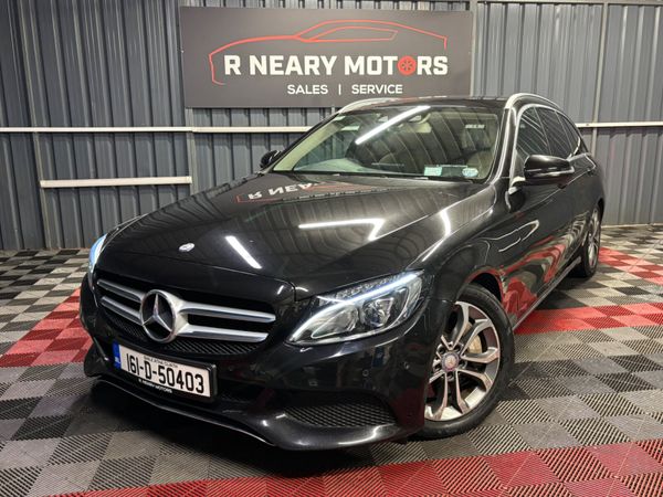 Mercedes-Benz C-Class Estate, Petrol Plug-in Hybrid, 2016, Black