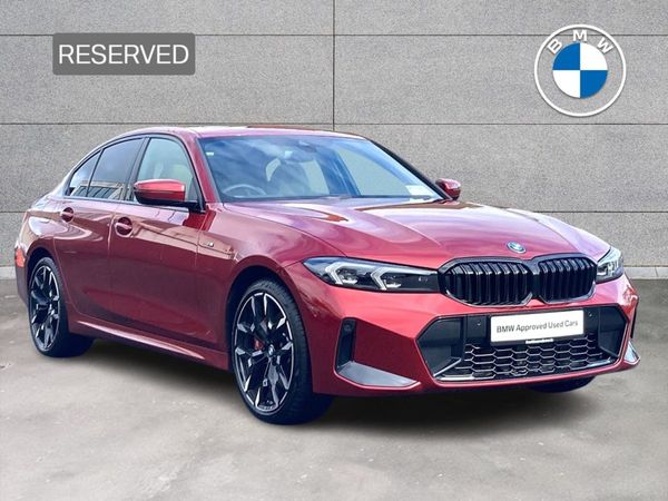 BMW 3-Series Saloon, Petrol Plug-in Hybrid, 2025, Red