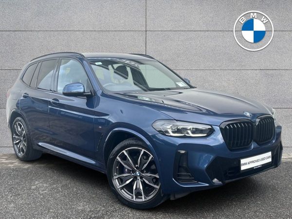 BMW X3 SUV, Diesel Hybrid, 2024, Blue