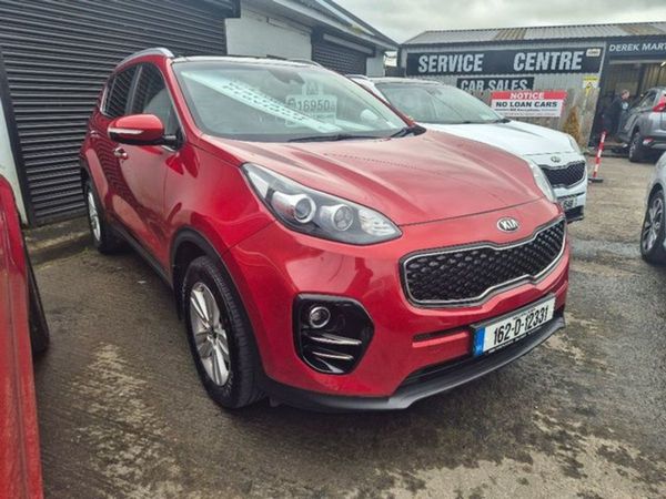 Kia Sportage MPV, Diesel, 2016, Red