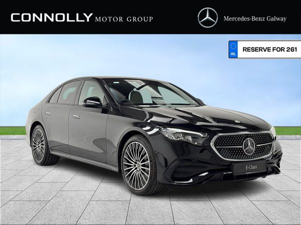 Mercedes-Benz E-Class Saloon, Diesel Plug-in Hybrid, 2026, Black