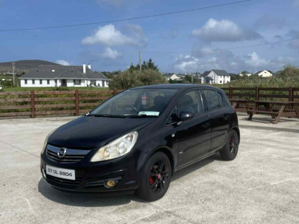 Opel Corsa Hatchback, Petrol, 2007, Black