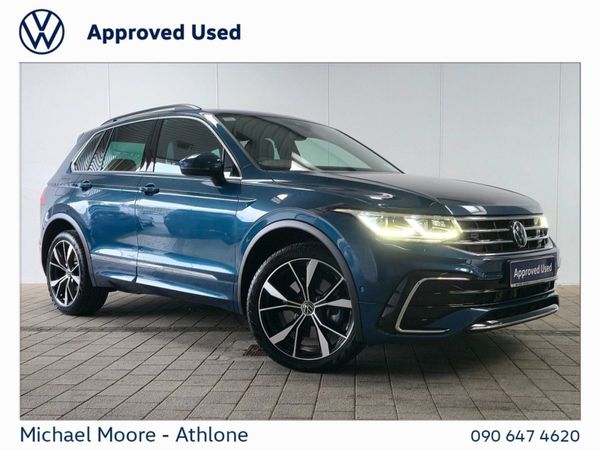Volkswagen Tiguan SUV, Petrol Plug-in Hybrid, 2024, Blue