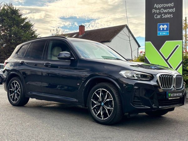 BMW X3 SUV, Petrol Plug-in Hybrid, 2024, Black