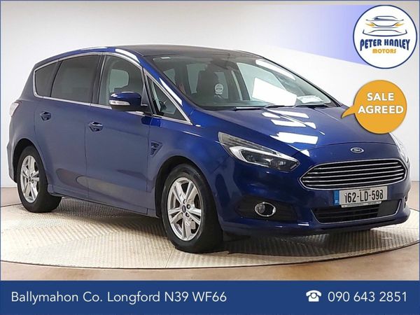 Ford S-Max MPV, Diesel, 2016, Blue