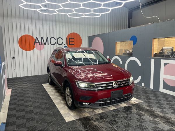Volkswagen Tiguan SUV, Diesel, 2020, Red