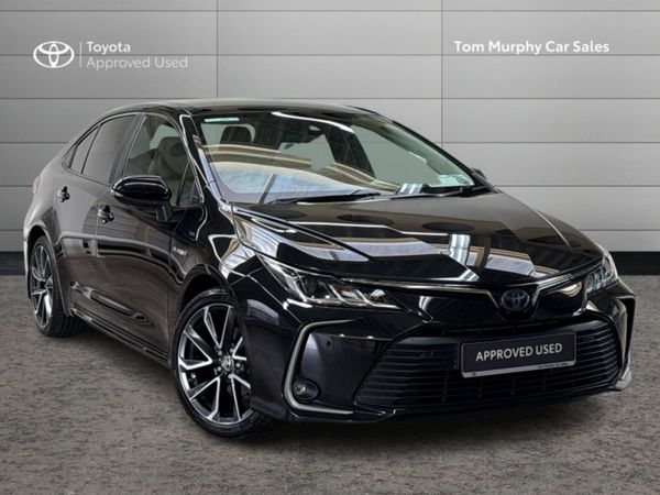 Toyota Corolla Saloon, Petrol Hybrid, 2021, Black
