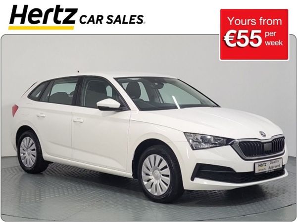 Skoda Scala Hatchback, Petrol, 2024, White