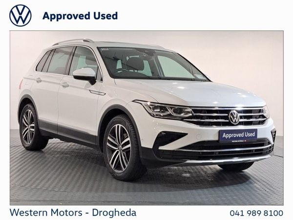 Volkswagen Tiguan SUV, Diesel, 2021, White
