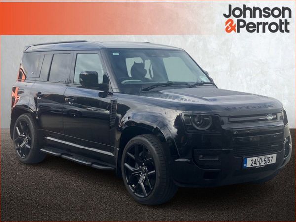 Land Rover Defender SUV, Petrol Plug-in Hybrid, 2024, Black