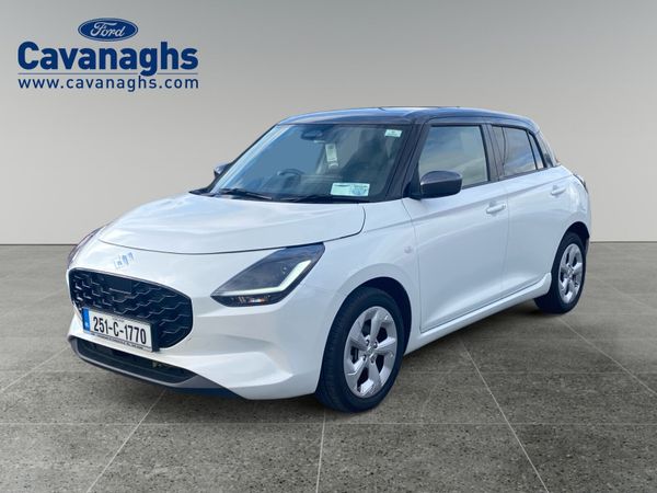 Suzuki Swift Hatchback, Petrol Hybrid, 2025, White