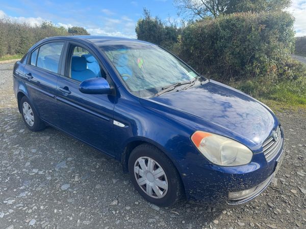 Hyundai Accent Saloon, Petrol, 2007, Blue