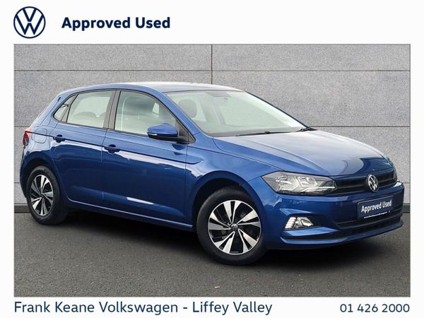 Volkswagen Polo Hatchback, Petrol, 2021, Blue