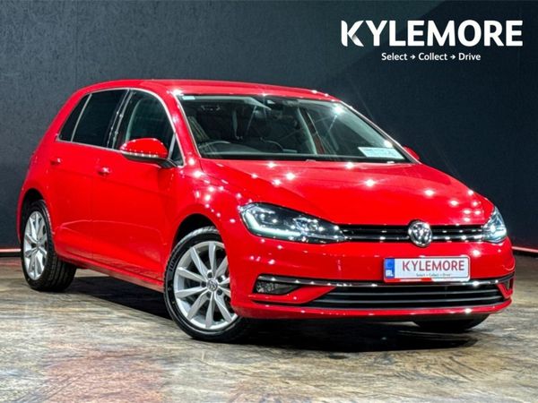 Volkswagen Golf Hatchback, Petrol, 2018, Red
