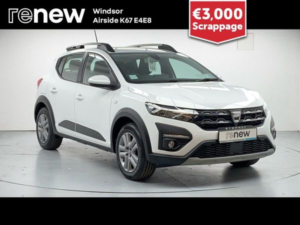 Dacia Sandero Stepway Hatchback, Petrol, 2022, White