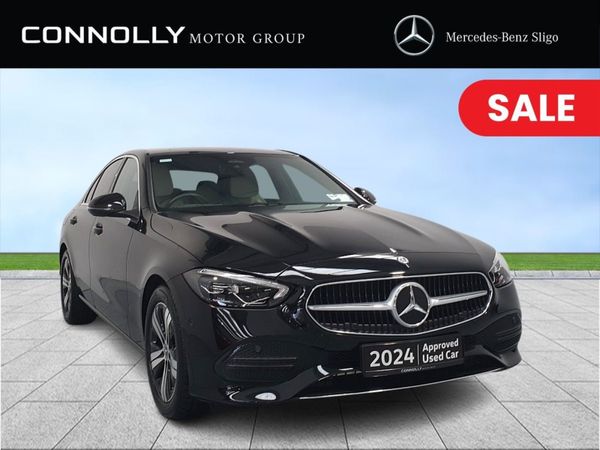Mercedes-Benz C-Class Saloon, Petrol Hybrid, 2024, Black